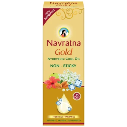 Emami Navratan Hair Oil Gold Ayurvedic 200ml