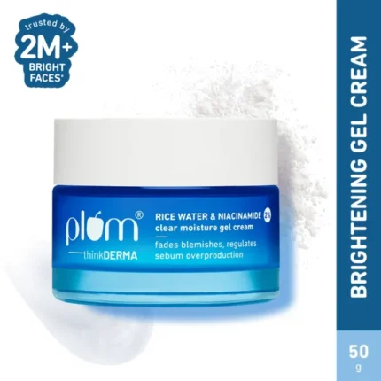 Plum Rice Water& Niacinamide 2% Clear Moisture Gel Cream 50g